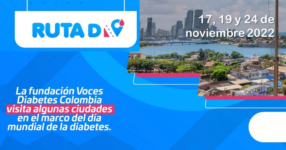 Día mundial diabetes 2022 ¡Volvemos a los territorios!