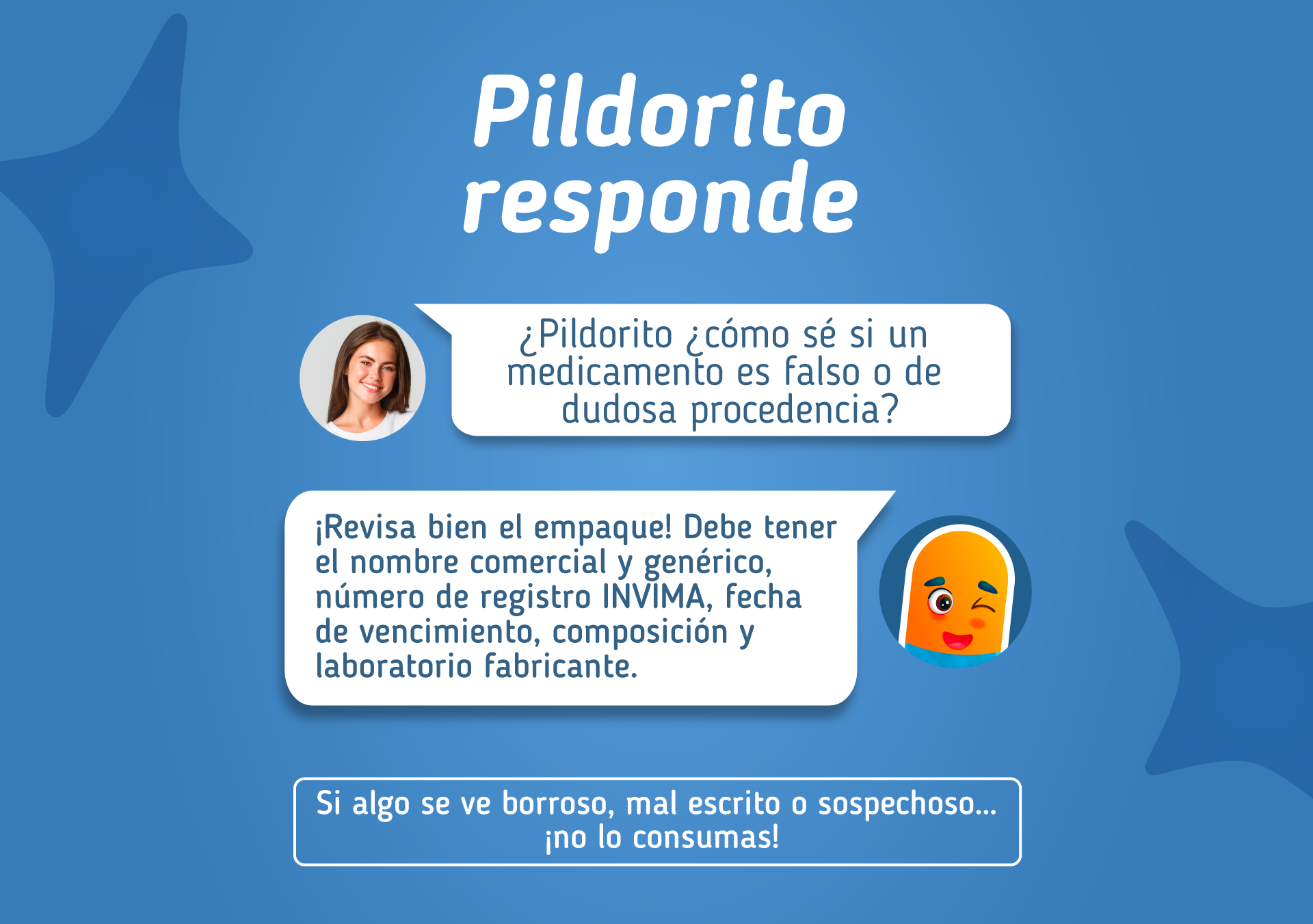 Pildorito responde